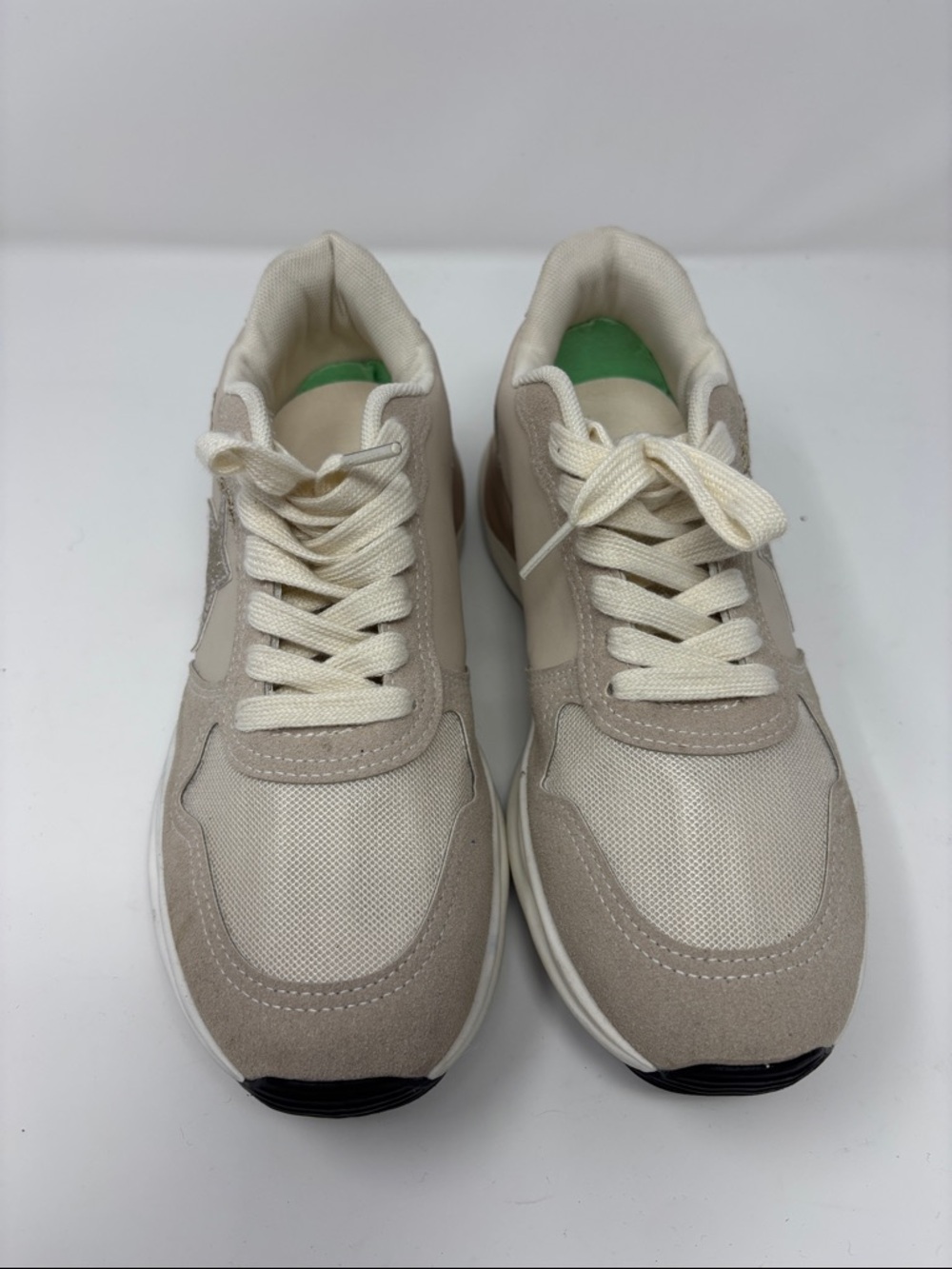 Vintage Havana run nude glitter 8 Neutral Beige Women's Athletic Sneakers - Picture 2 of 11